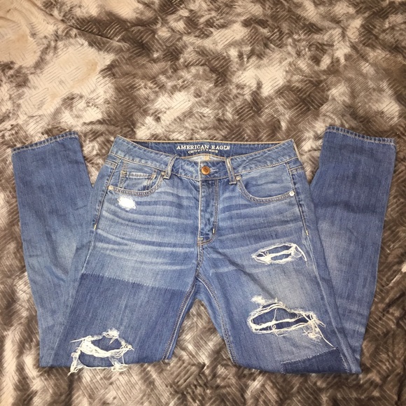 American Eagle Outfitters Denim - 🎉HP🎉Distressed American Eagle Outfitters 4 jeans